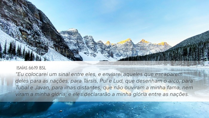 Isaías 66:19 BSL Bible Verse Image