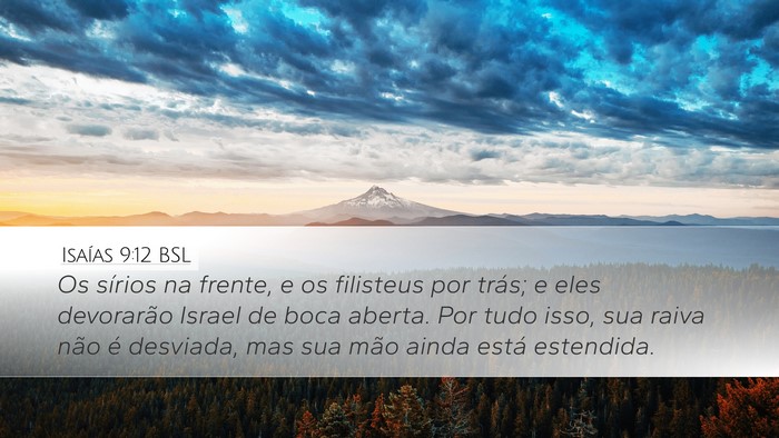 Isaías 9:12 BSL Bible Verse Image