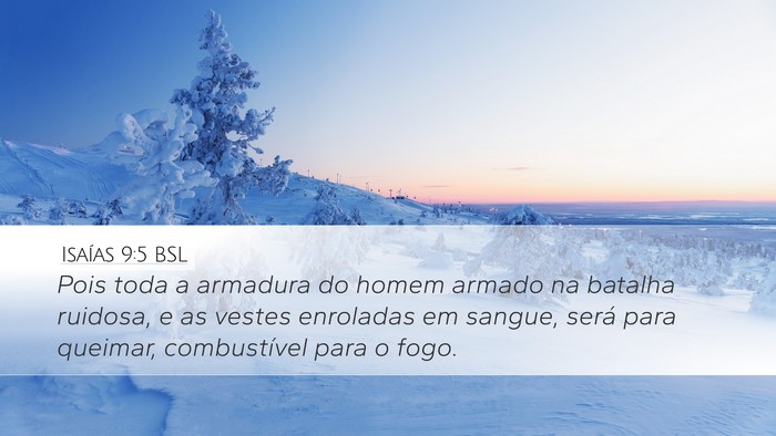 Isaías 9:5 BSL Bible Verse Image
