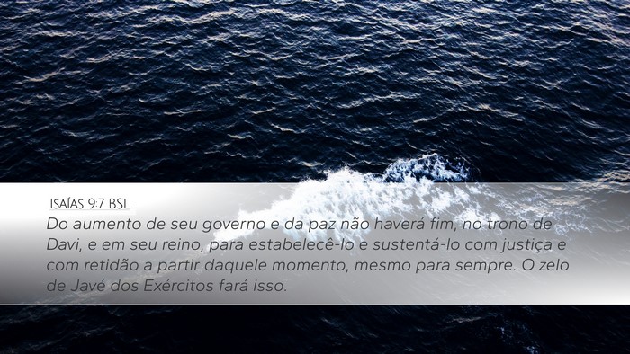Isaías 9:7 BSL Bible Verse Image