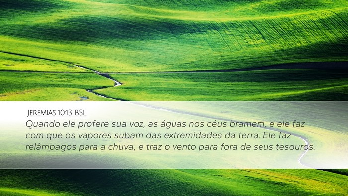 Jeremias 10:13 BSL Bible Verse Image