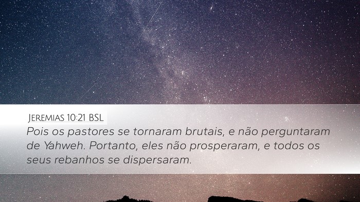 Jeremias 10:21 BSL Bible Verse Image