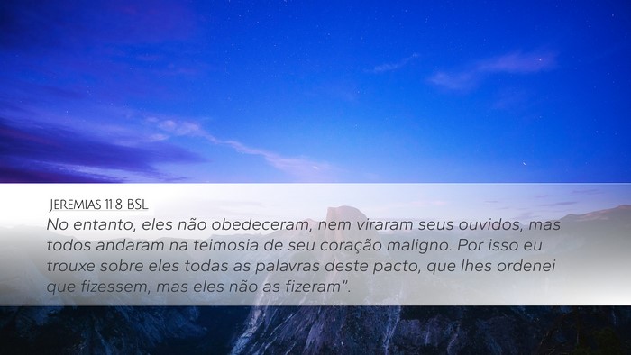 Jeremias 11:8 BSL Bible Verse Image