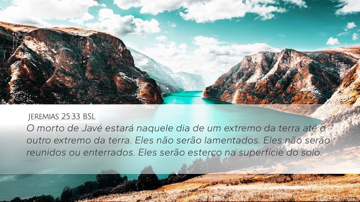 Jeremias 25:33 BSL Bible Verse Image