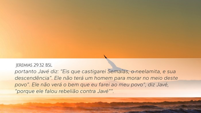 Jeremias 29:32 BSL Bible Verse Image