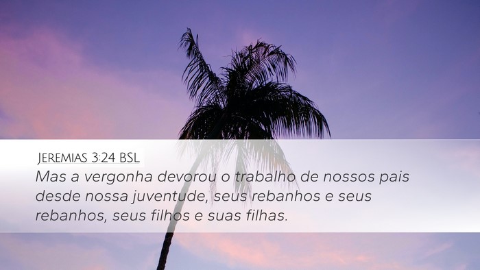 Jeremias 3:24 BSL Bible Verse Image