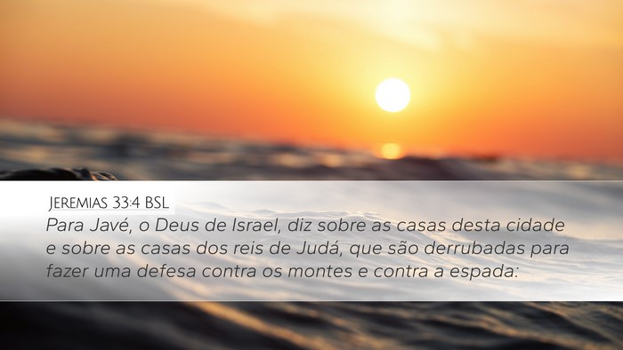 Jeremias 33:4 BSL Bible Verse Image