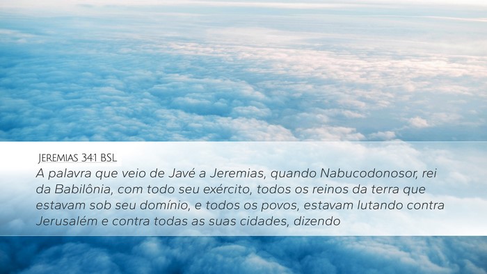 Jeremias 34:1 BSL Bible Verse Image