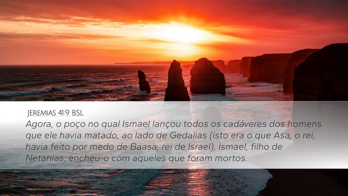 Jeremias 41:9 BSL Bible Verse Image