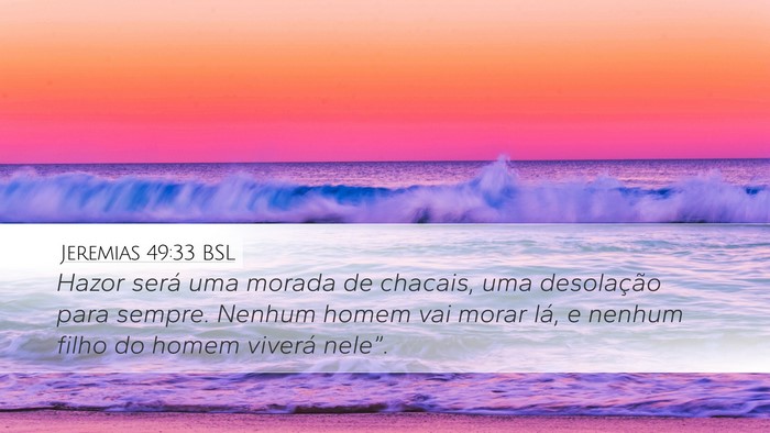 Jeremias 49:33 BSL Bible Verse Image