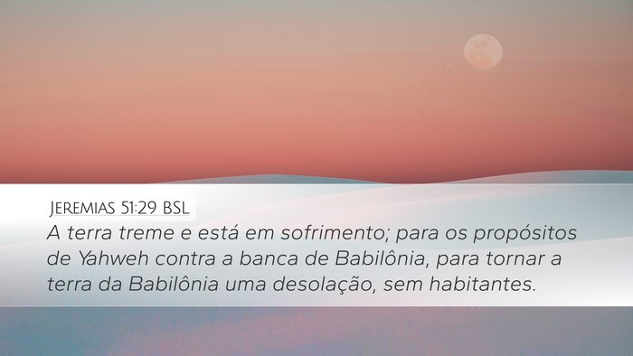 Jeremias 51:29 BSL Bible Verse Image