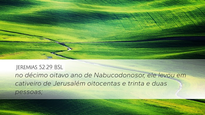 Jeremias 52:29 BSL Bible Verse Image