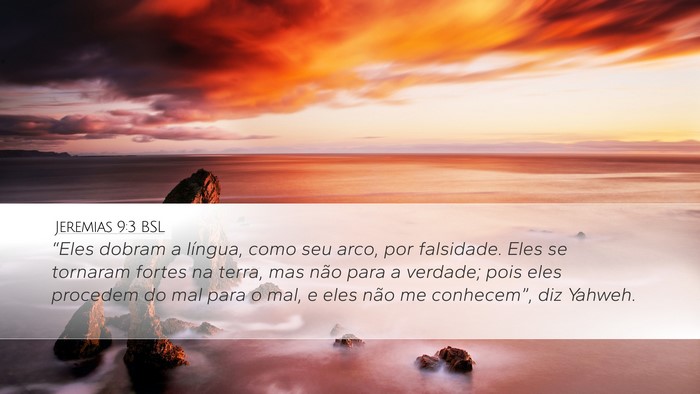 Jeremias 9:3 BSL Bible Verse Image
