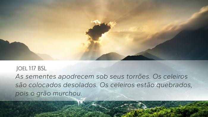 Joel 1:17 BSL Bible Verse Image