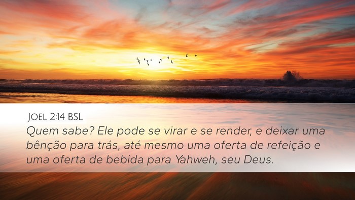 Joel 2:14 BSL Bible Verse Image