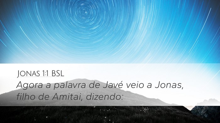 Jonas 1:1 BSL Bible Verse Image