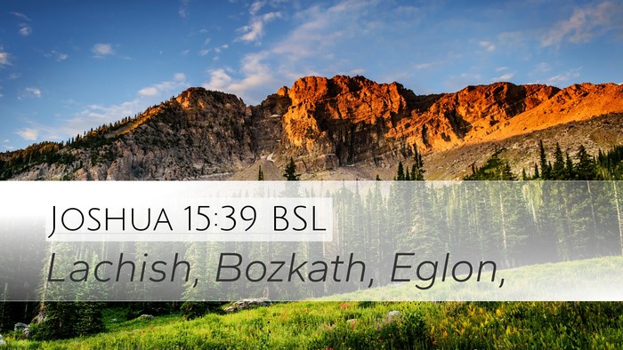 Joshua 15:39 BSL Bible Verse Image