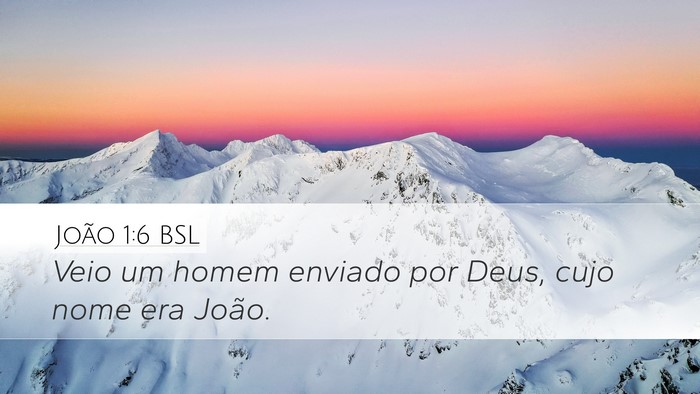 João 1:6 BSL Bible Verse Image