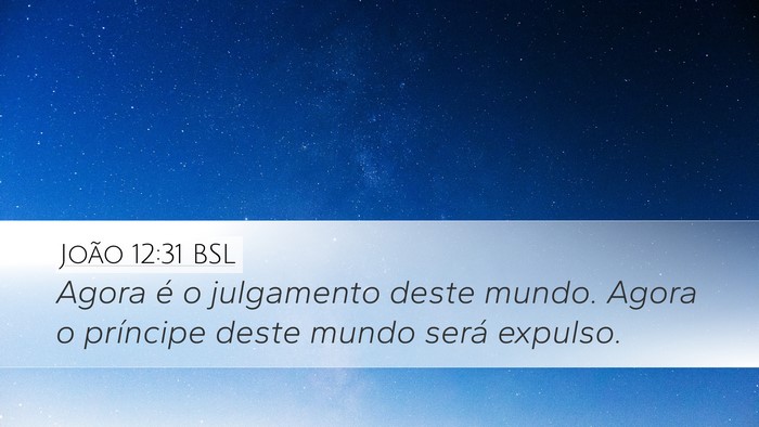 João 12:31 BSL Bible Verse Image
