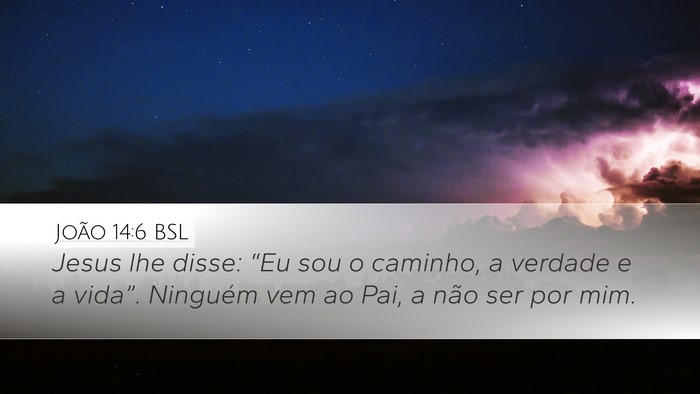 João 14:6 BSL Bible Verse Image