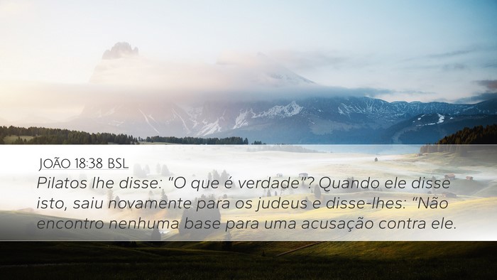 João 18:38 BSL Bible Verse Image