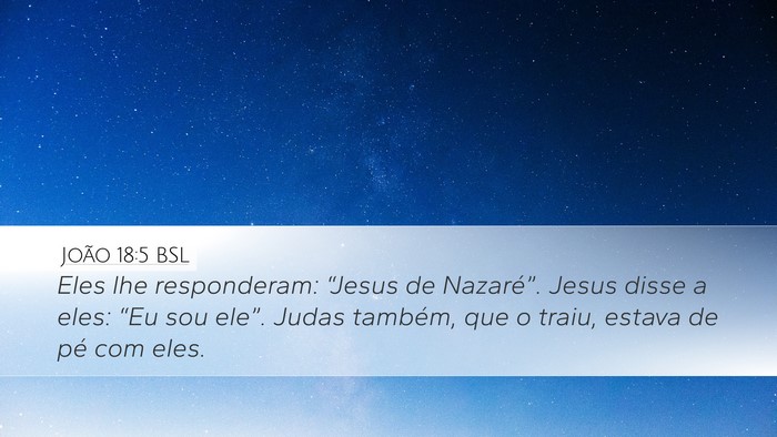 João 18:5 BSL Bible Verse Image
