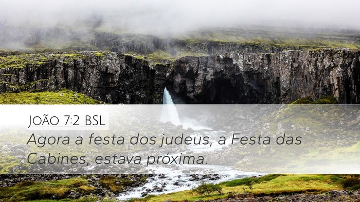 João 7:2 BSL Bible Verse Image