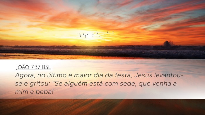 João 7:37 BSL Bible Verse Image