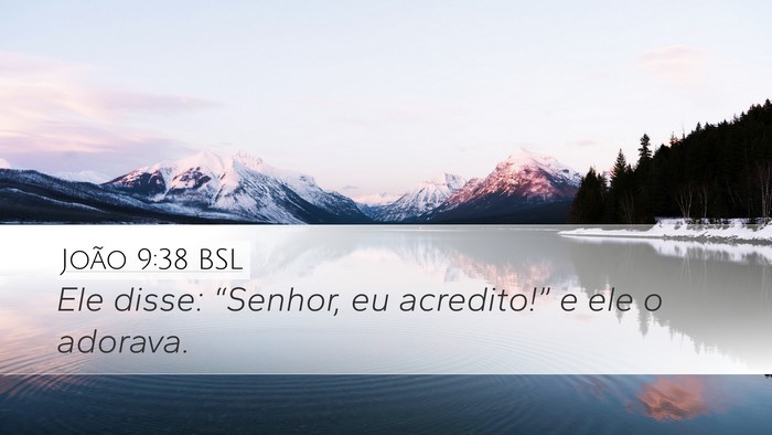 João 9:38 BSL Bible Verse Image