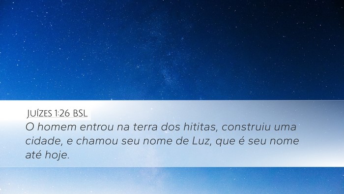 Juízes 1:26 BSL Bible Verse Image
