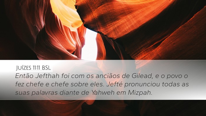 Juízes 11:11 BSL Bible Verse Image