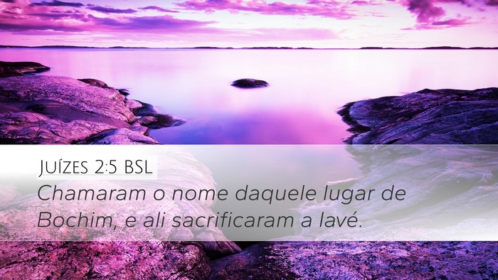 Juízes 2:5 BSL Bible Verse Image