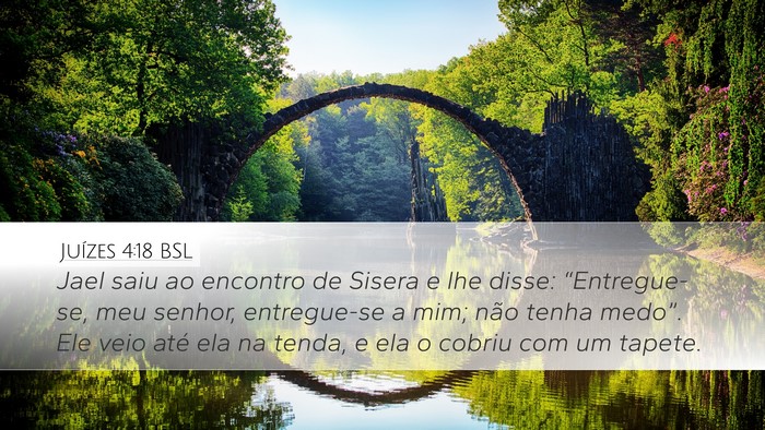 Juízes 4:18 BSL Bible Verse Image