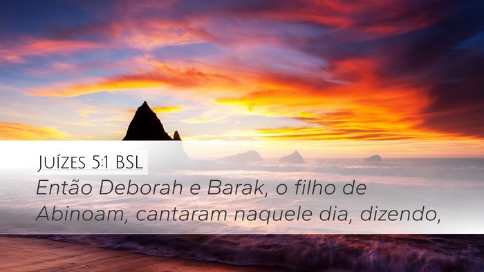 Juízes 5:1 BSL Bible Verse Image