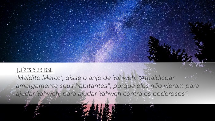 Juízes 5:23 BSL Bible Verse Image