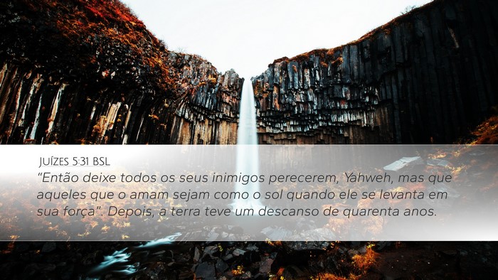 Juízes 5:31 BSL Bible Verse Image