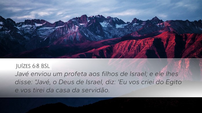 Juízes 6:8 BSL Bible Verse Image