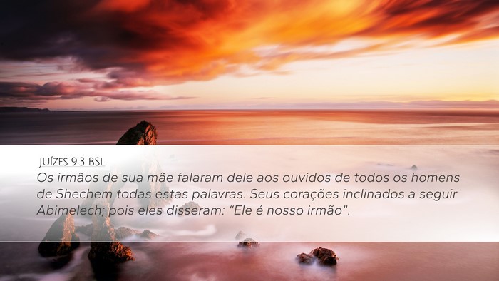 Juízes 9:3 BSL Bible Verse Image