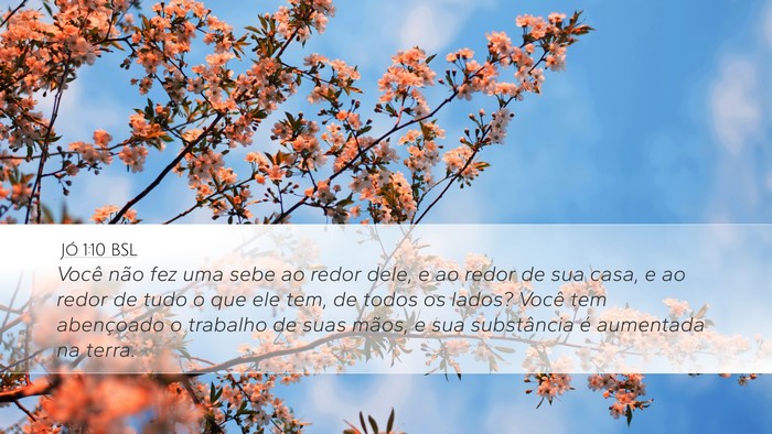 Jó 1:10 BSL Bible Verse Image
