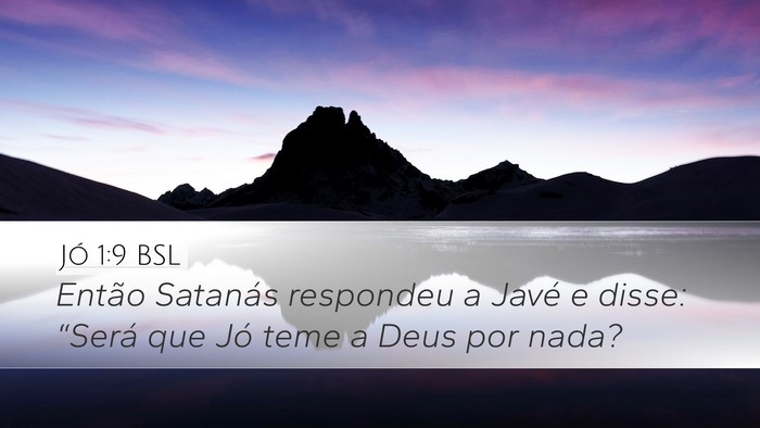 Jó 1:9 BSL Bible Verse Image