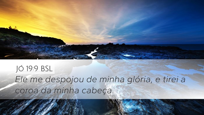 Jó 19:9 BSL Bible Verse Image