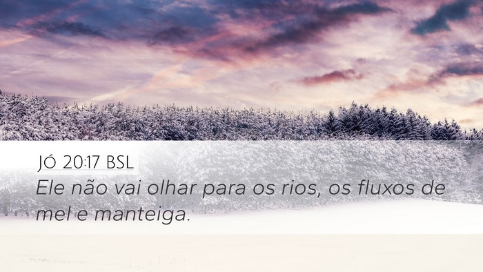 Jó 20:17 BSL Bible Verse Image