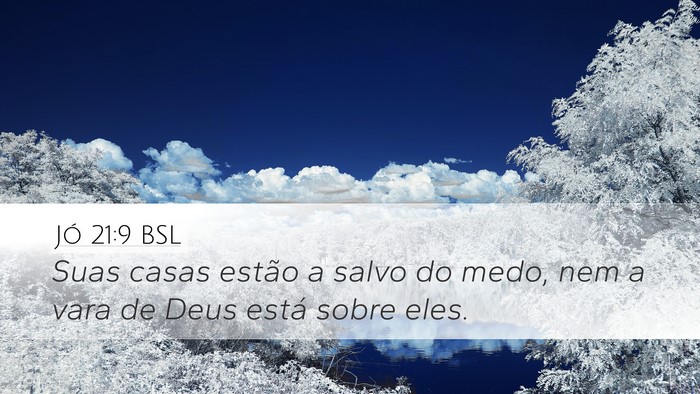 Jó 21:9 BSL Bible Verse Image