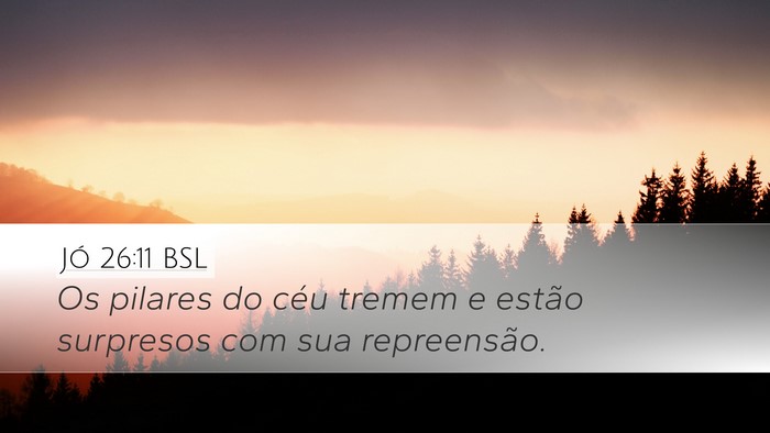 Jó 26:11 BSL Bible Verse Image