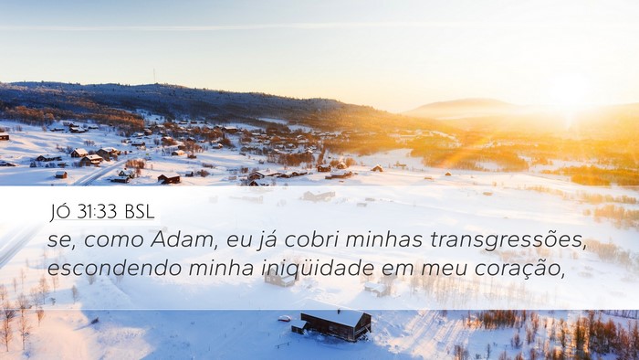 Jó 31:33 BSL Bible Verse Image