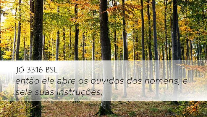 Jó 33:16 BSL Bible Verse Image