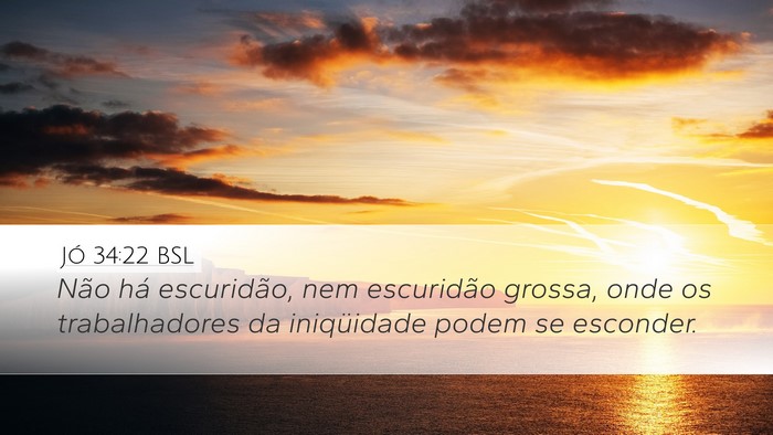 Jó 34:22 BSL Bible Verse Image