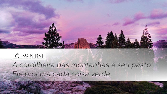 Jó 39:8 BSL Bible Verse Image