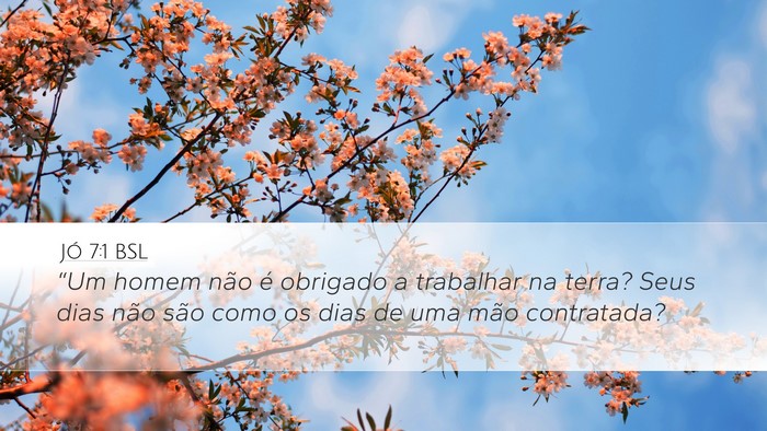 Jó 7:1 BSL Bible Verse Image