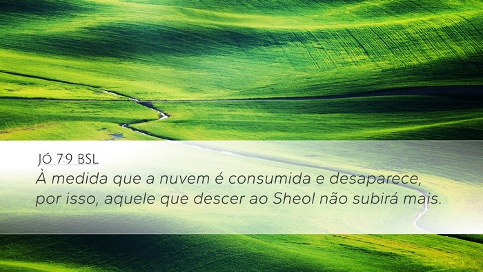Jó 7:9 BSL Bible Verse Image